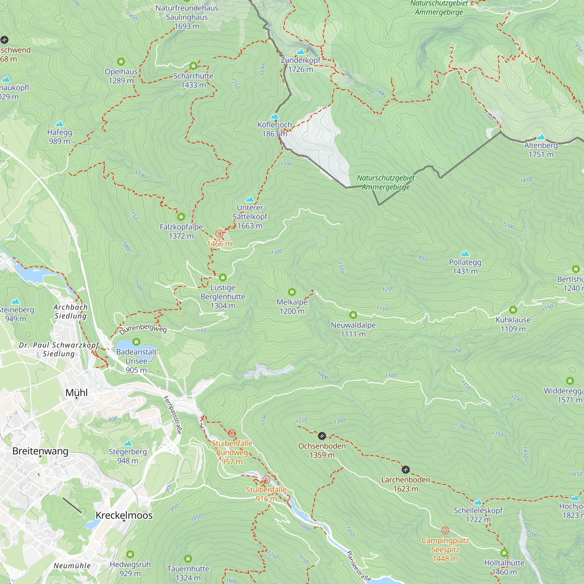 Melkalpe map