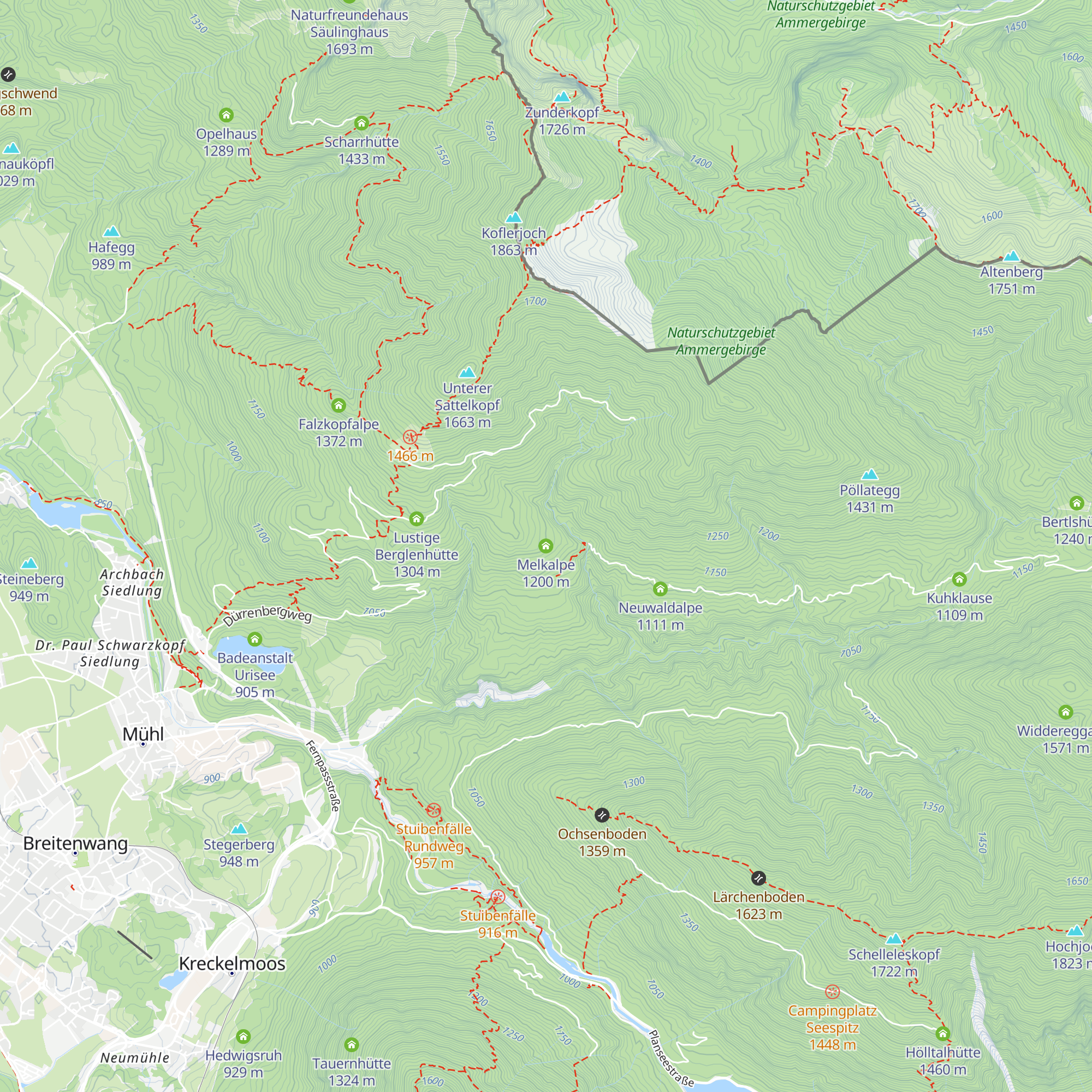 Melkalpe map
