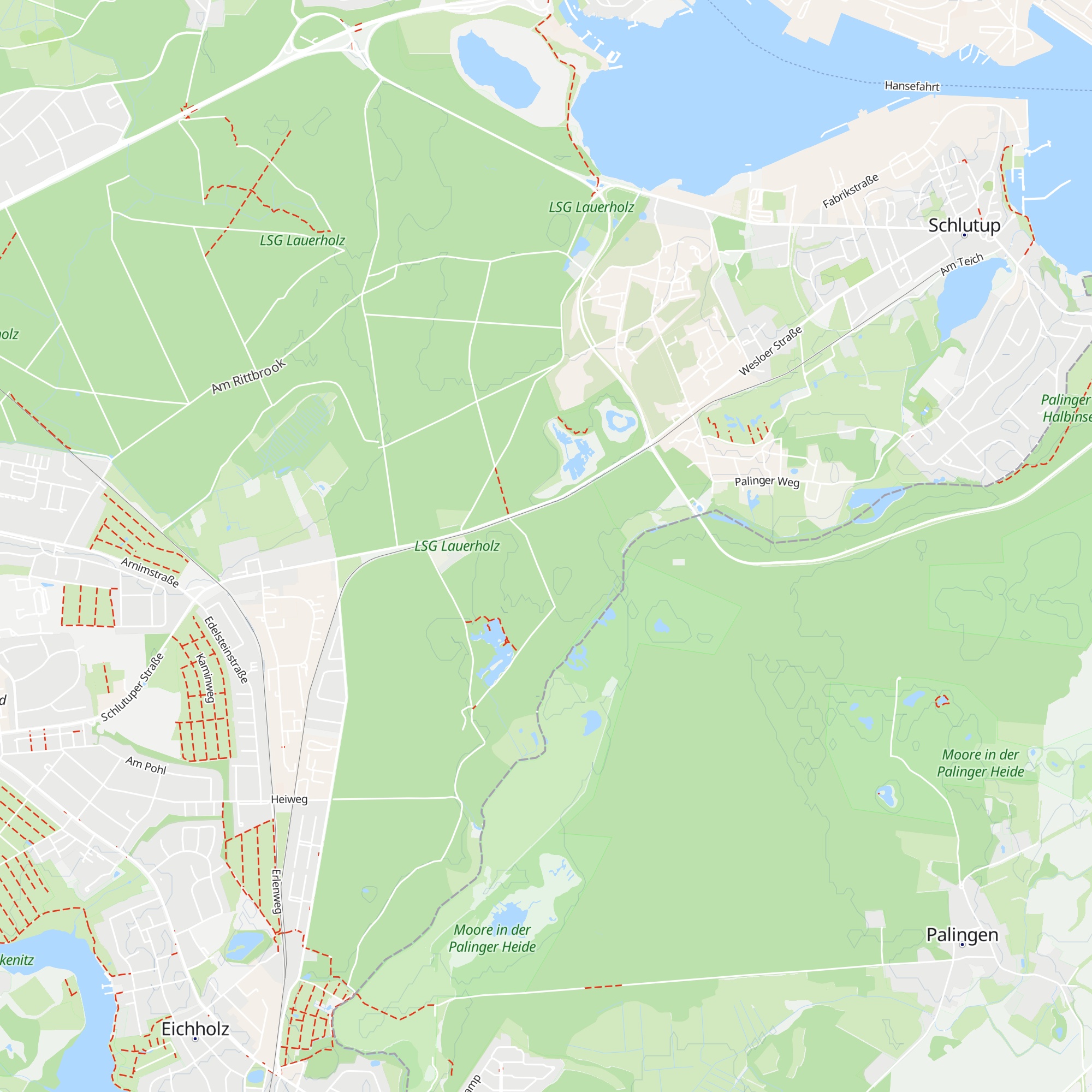 Offene Hütte am Bunksberg map