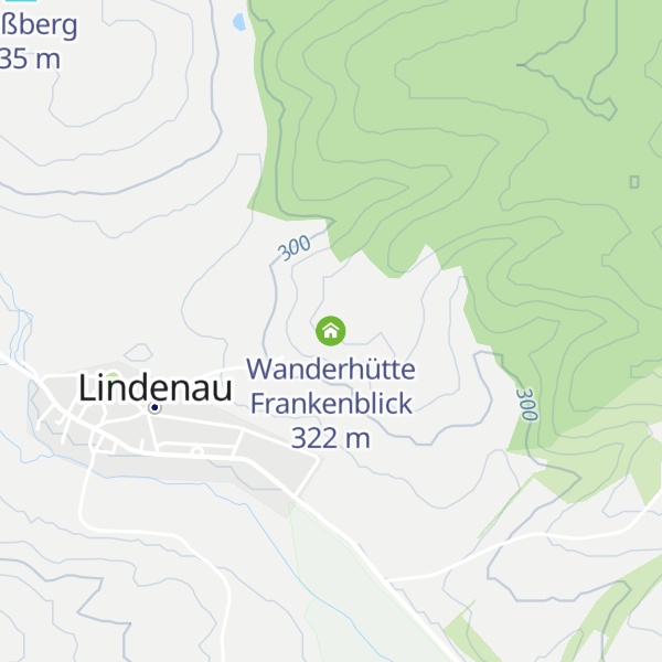 Map of Wanderhütte Frankenblick
