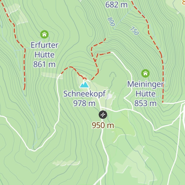 Map of Neue Gehlberger Hütte