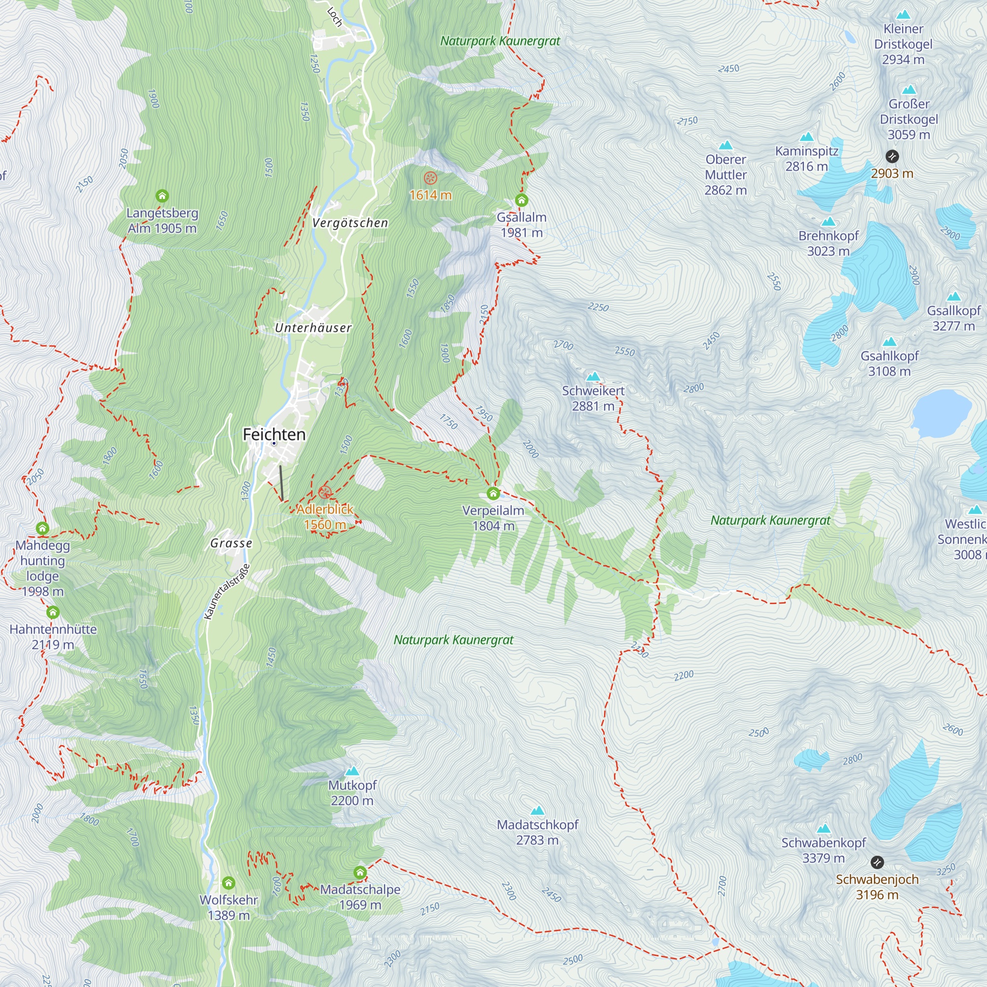 Verpeilalm map