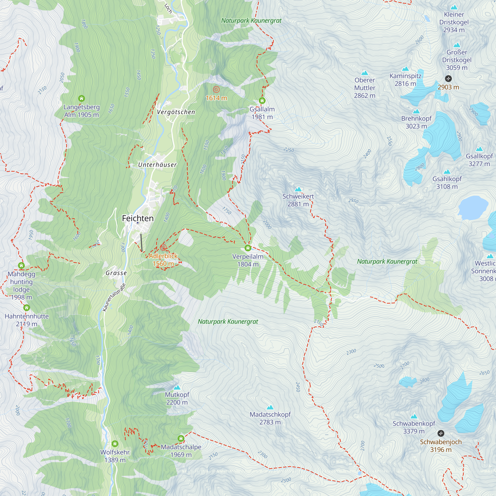 Verpeilalm map