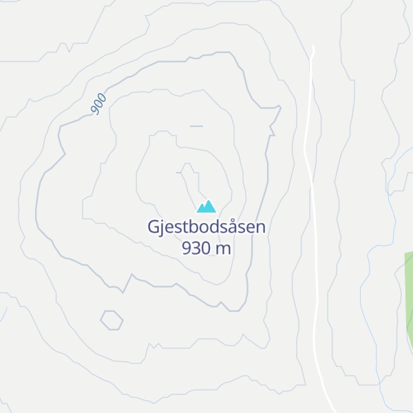Map of Gjestbodsåsen
