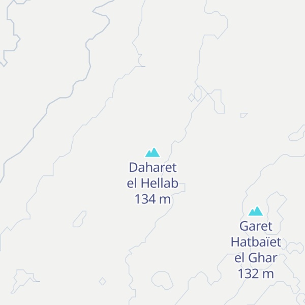 Map of Daharet el Hellab