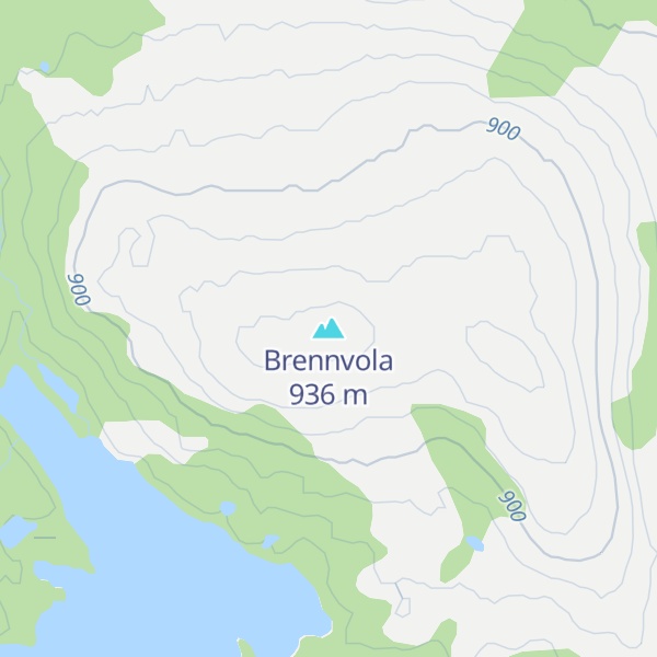 Map of Brennvola