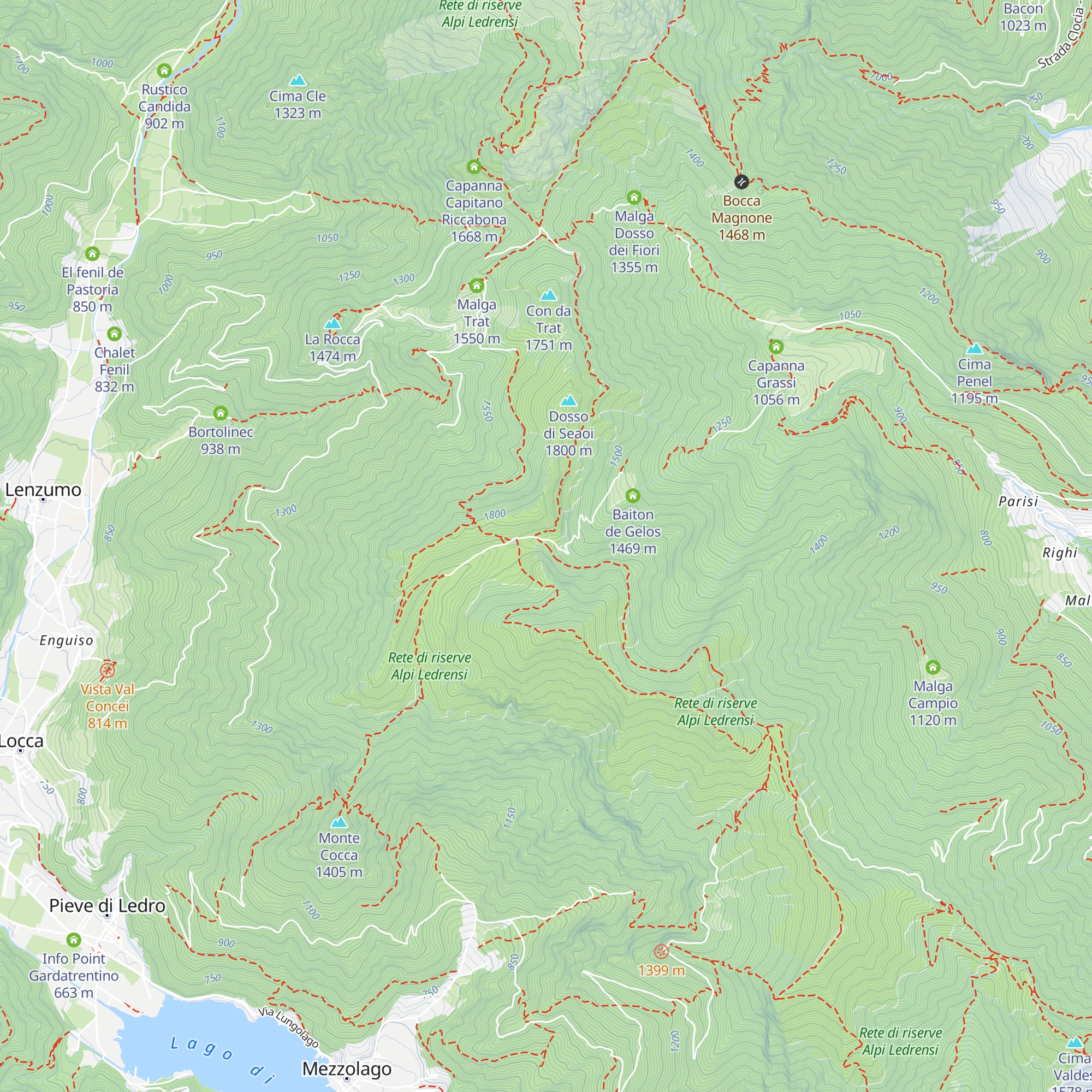 Baita Mirella map