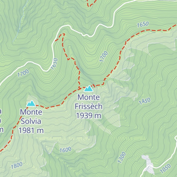 Map of Monte Frissèch