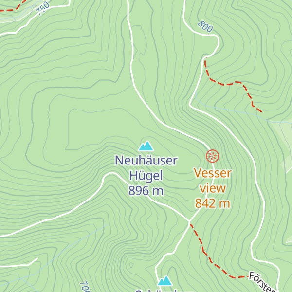 Map of Neuhäuser Hügel