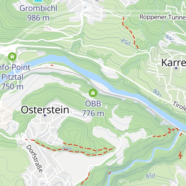 Map of ÖBB