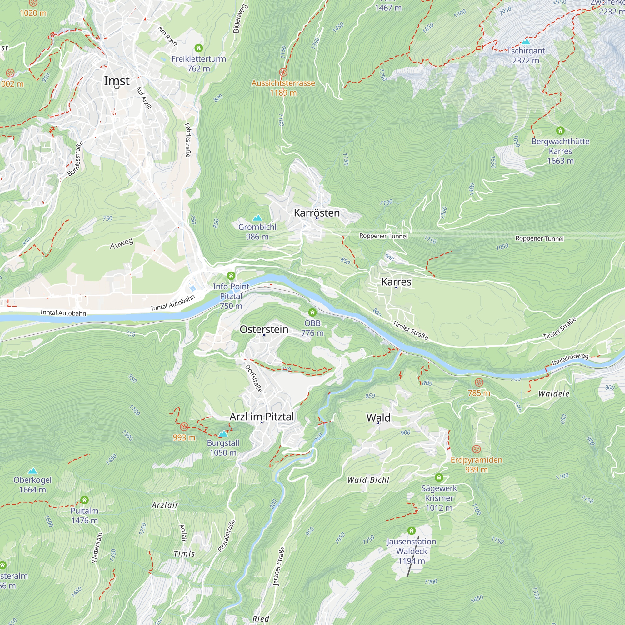 ÖBB map