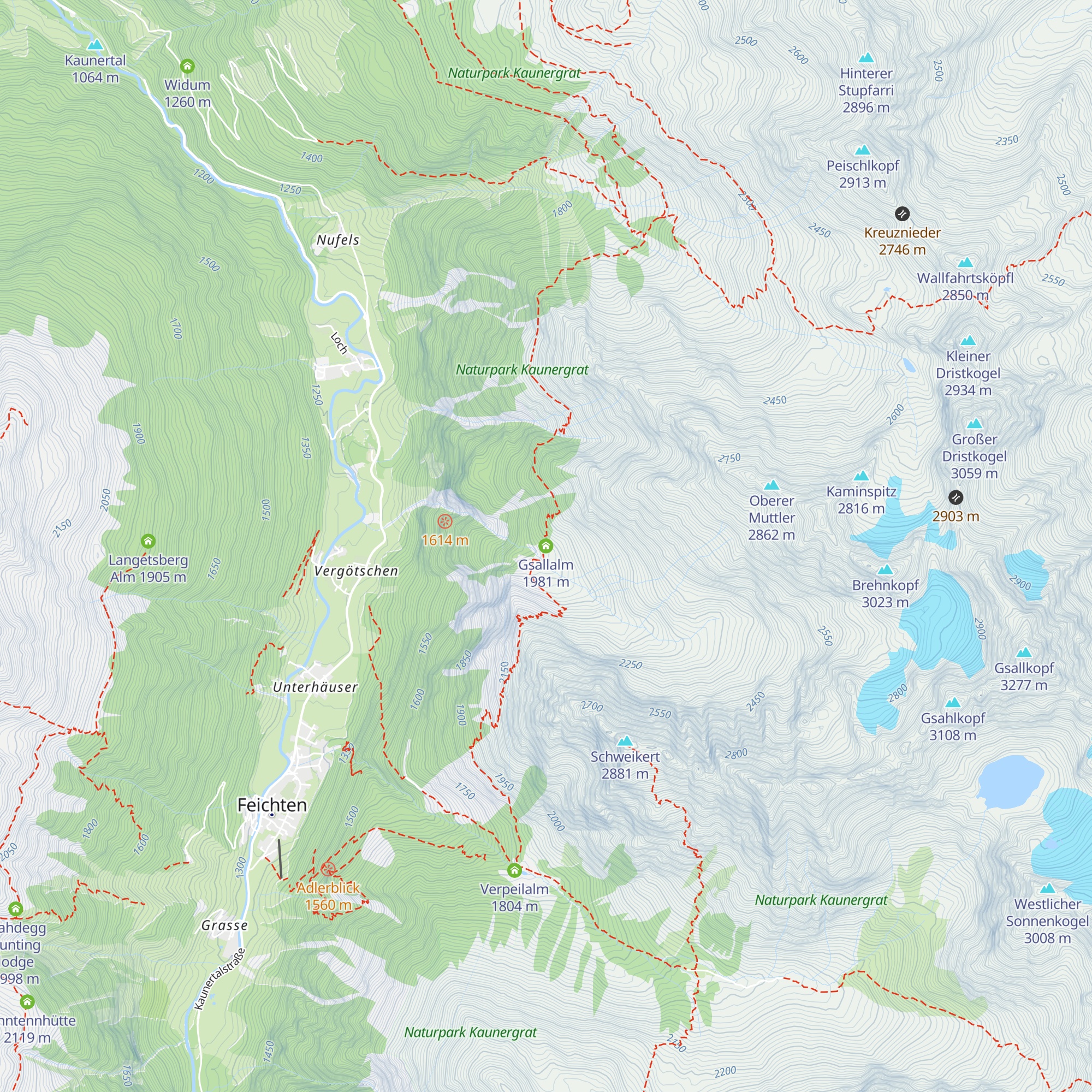 Gsallalm map