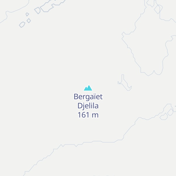Map of Bergaïet Djelila