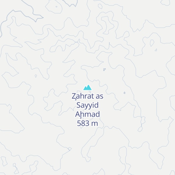 Map of Z̧ahrat as Sayyid Aḩmad