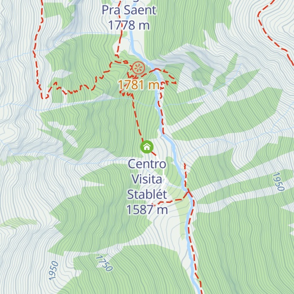 Map of Centro Visita Stablét