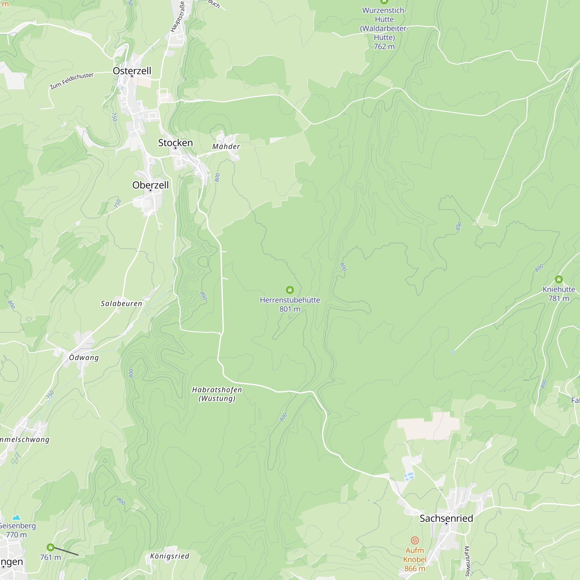 Herrenstubehütte map