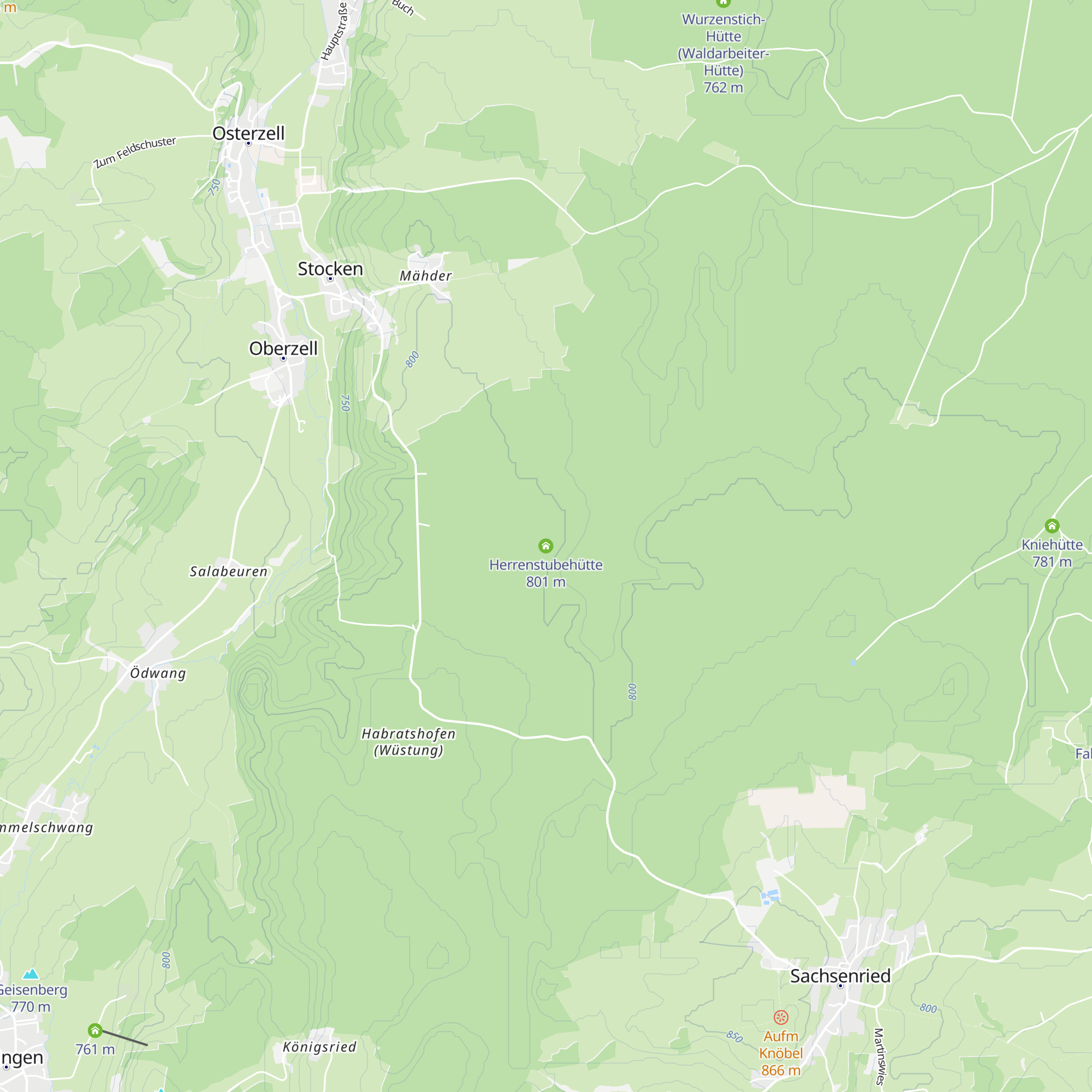 Herrenstubehütte map