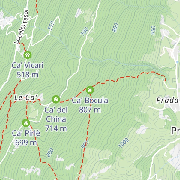 Map of Ca' Bocula