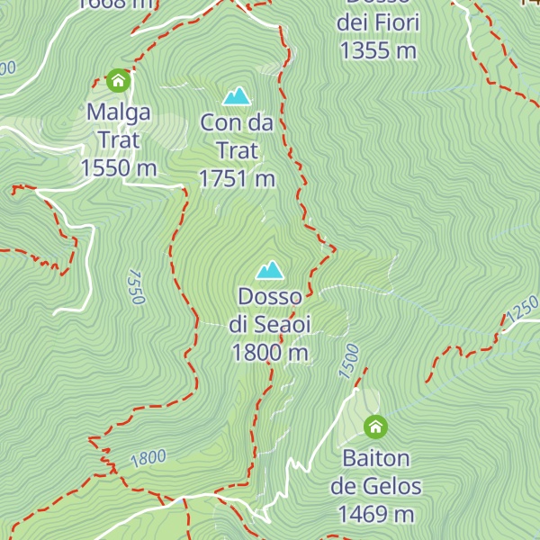 Map of Dosso di Seaoi