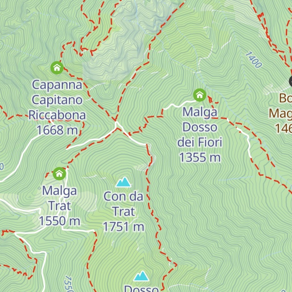Map of Rifugio Bocca di Trat "Nino Pernici"