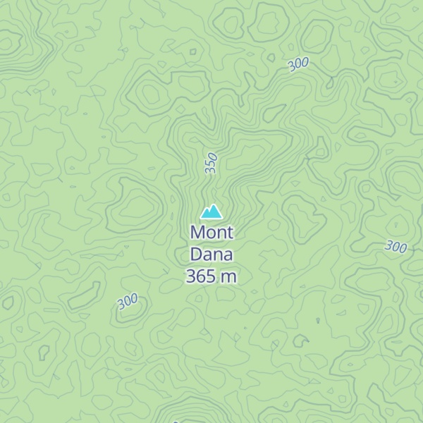 Map of Mont Dana