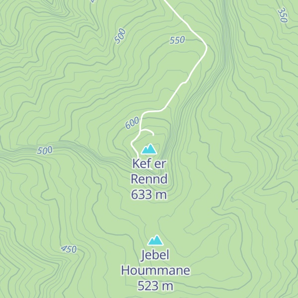 Map of Kef er Rennd