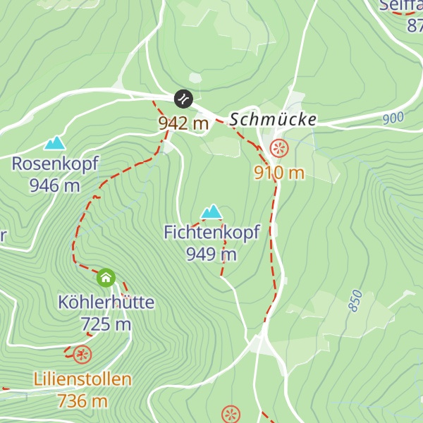 Map of Fichtenkopf