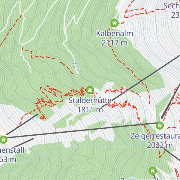 Map of Stalderhütte