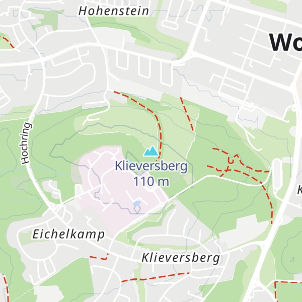 Map of Klieversberg