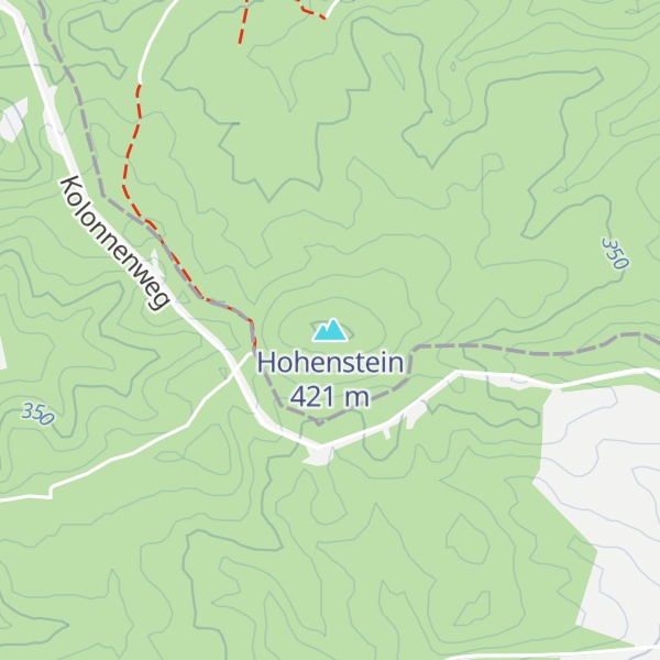 Map of Hohenstein