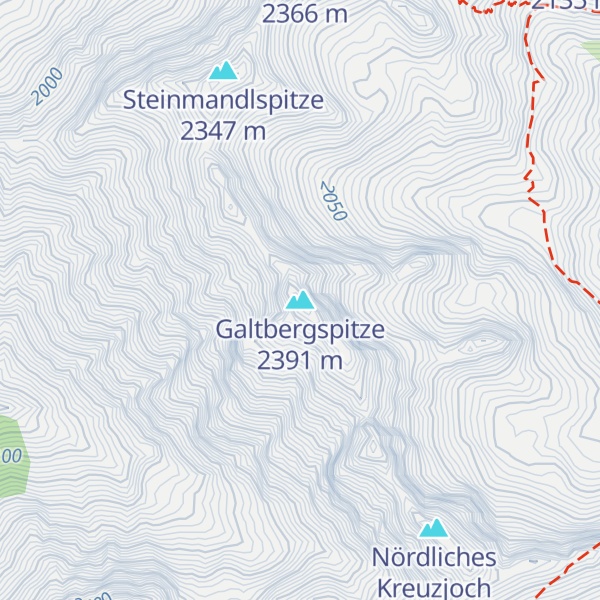 Map of Galtbergspitze