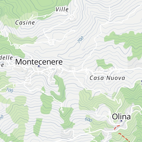 Map of Capannaccia