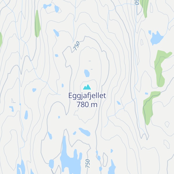 Map of Eggjafjellet