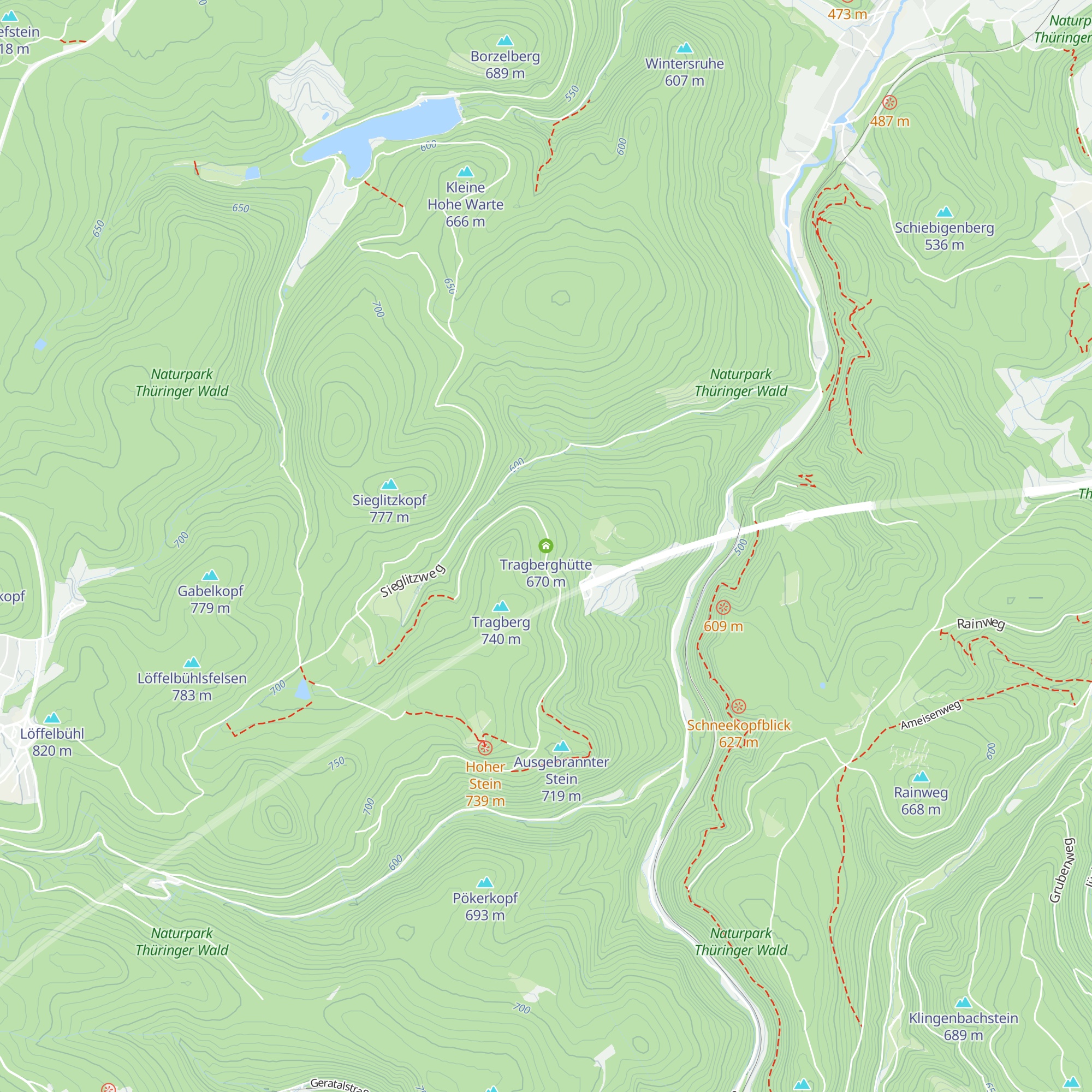 Tragberghütte map