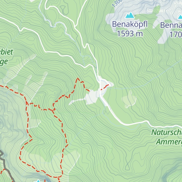 Map of Fritz-Putz-Hütte