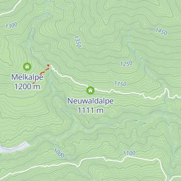 Map of Neuwaldalpe