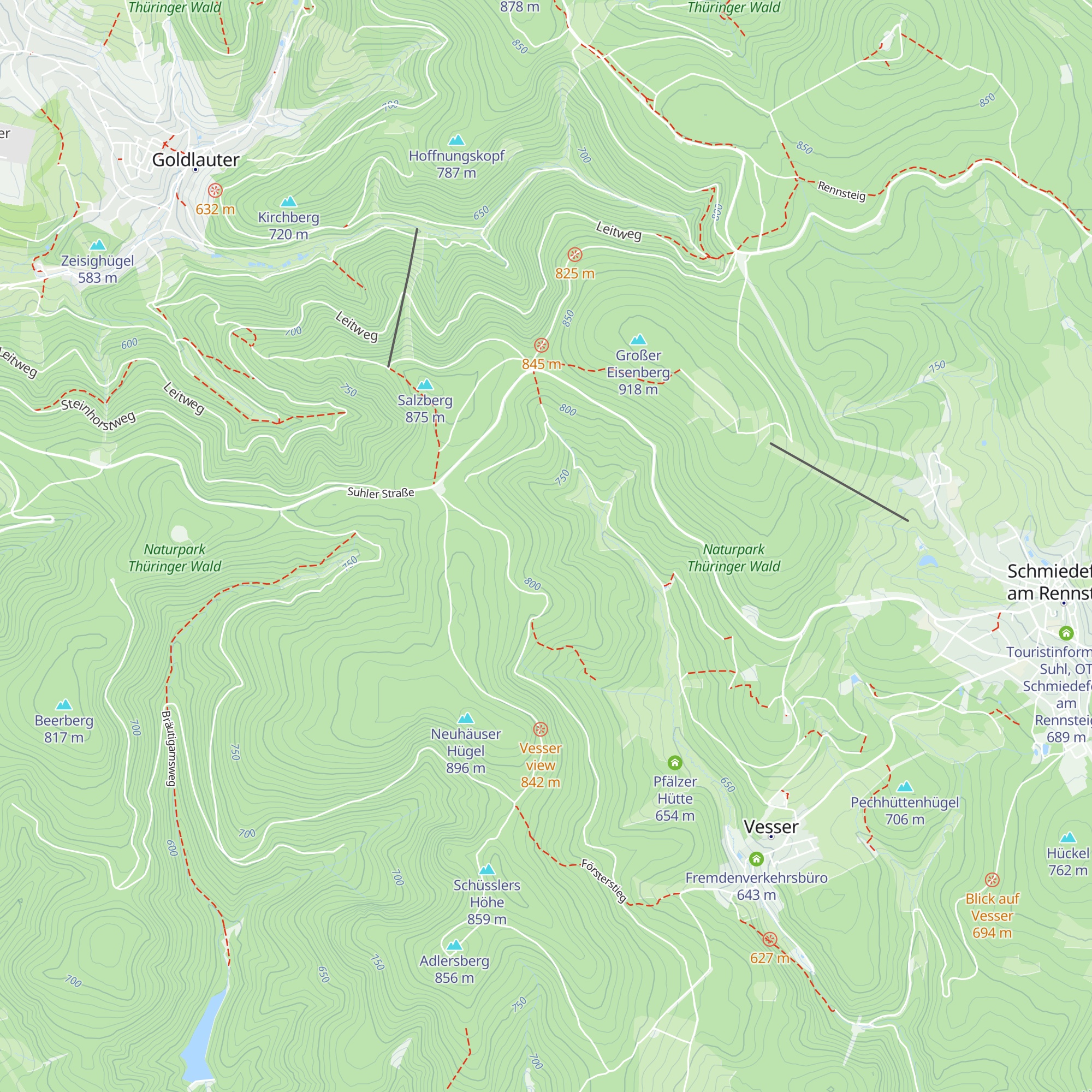 Hubertushütte map