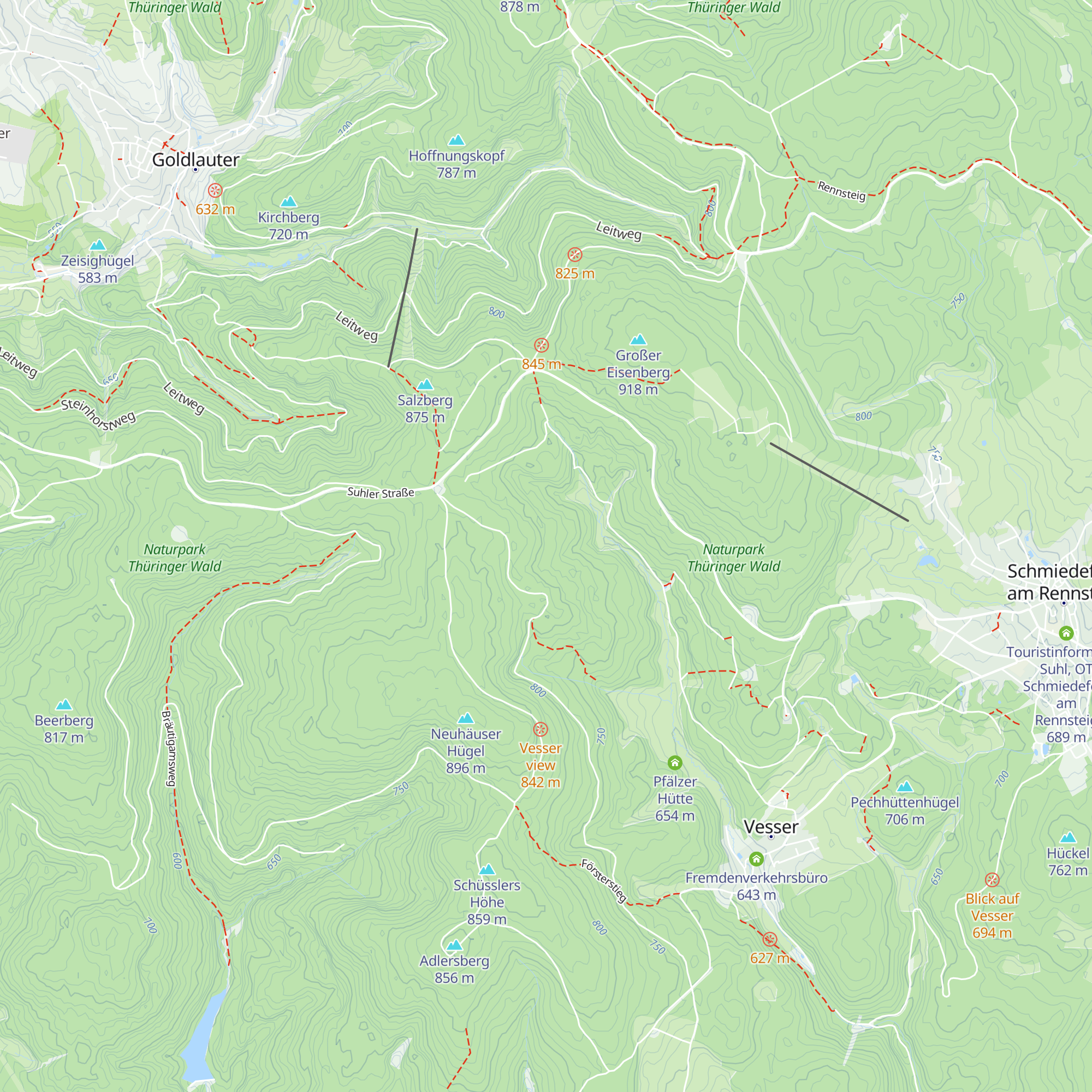 Hubertushütte map