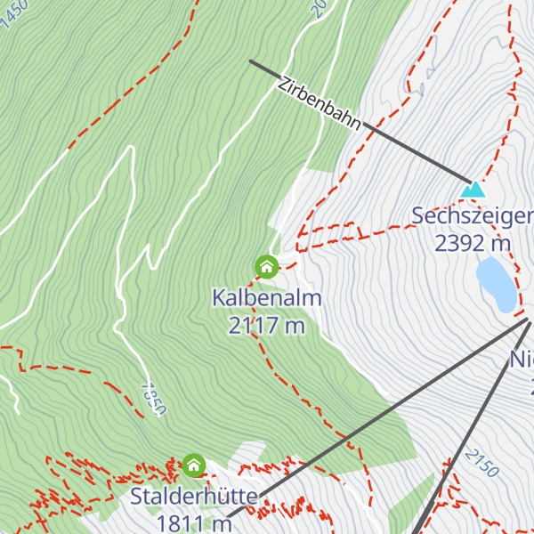 Map of Kalbenalm
