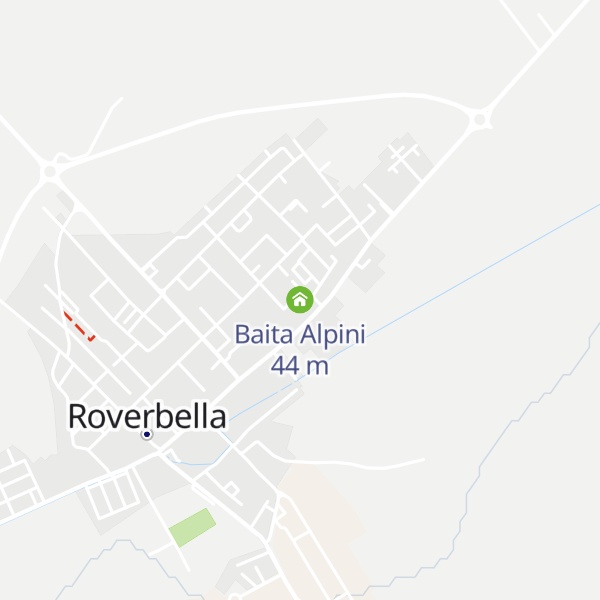 Map of Baita Alpini