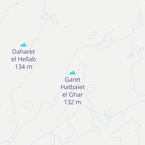 Map of Garet Hatbaïet el Ghar
