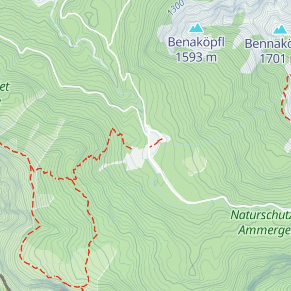 Map of Hütte der Bergwacht Füssen