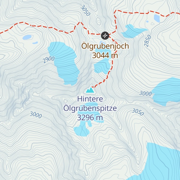 Map of Hintere Ölgrubenspitze