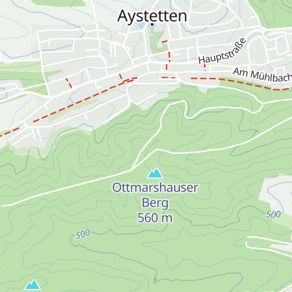 Map of Aystetter Berg
