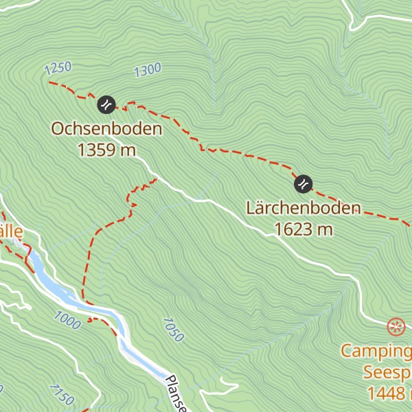 Map of Tröglerhütte