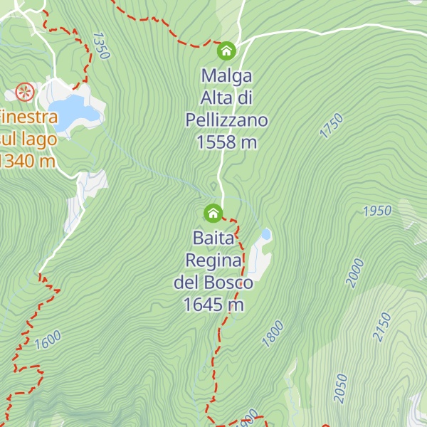Map of Baita Regina del Bosco
