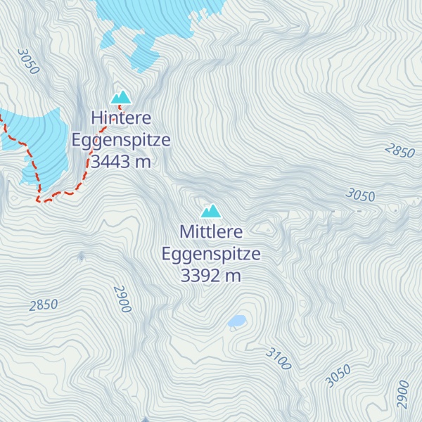 Map of Mittlere Eggenspitze