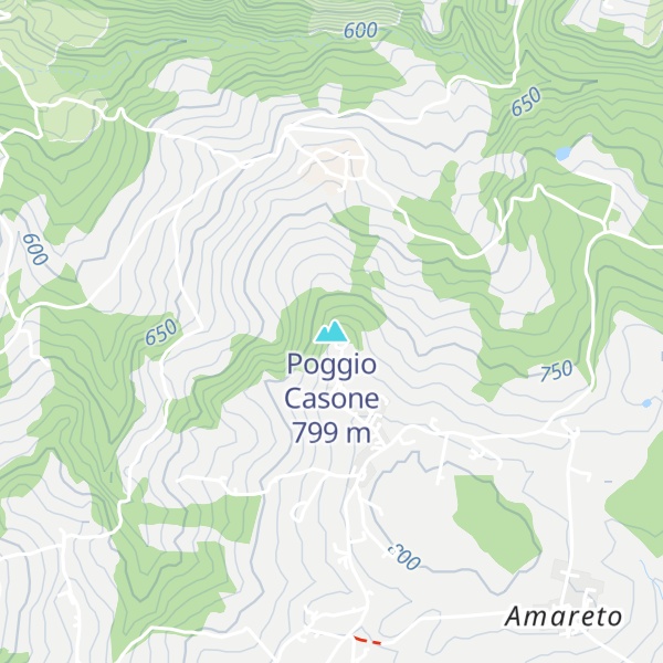 Map of Poggio Casone