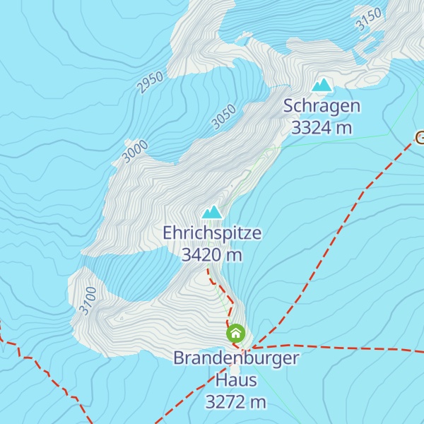 Map of Ehrichspitze