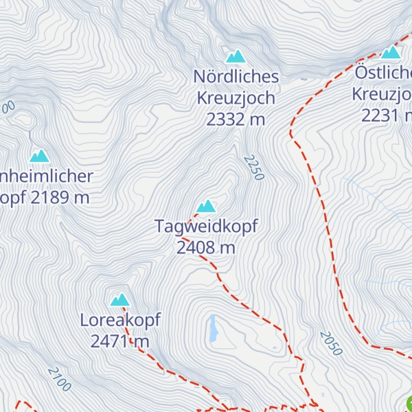 Map of Tagweidkopf